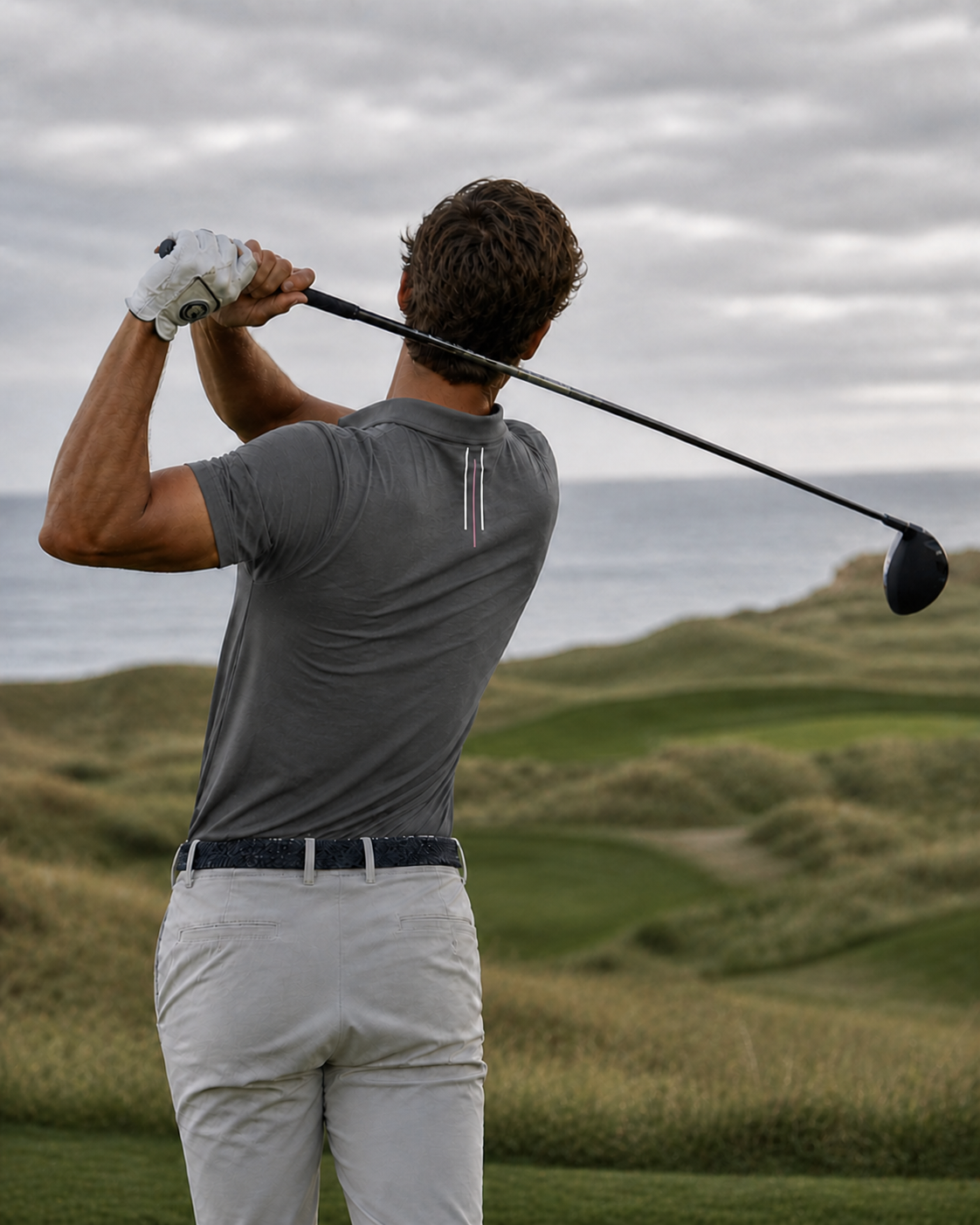 The Warren Polo - Charcoal